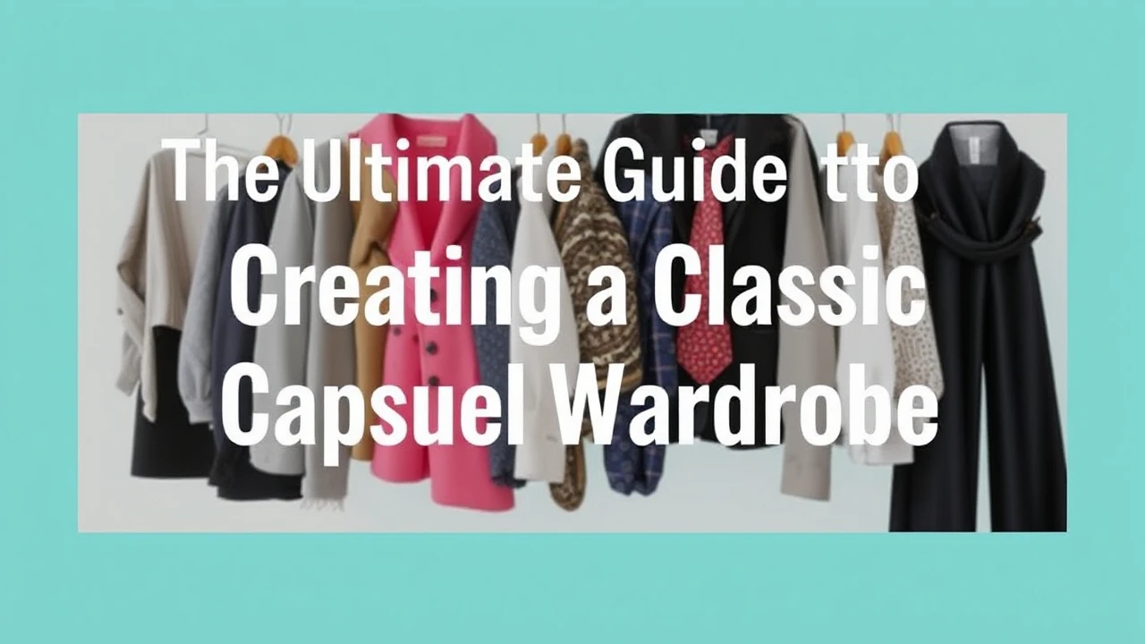 The Ultimate Guide to Creating a Classic Capsule Wardrobe