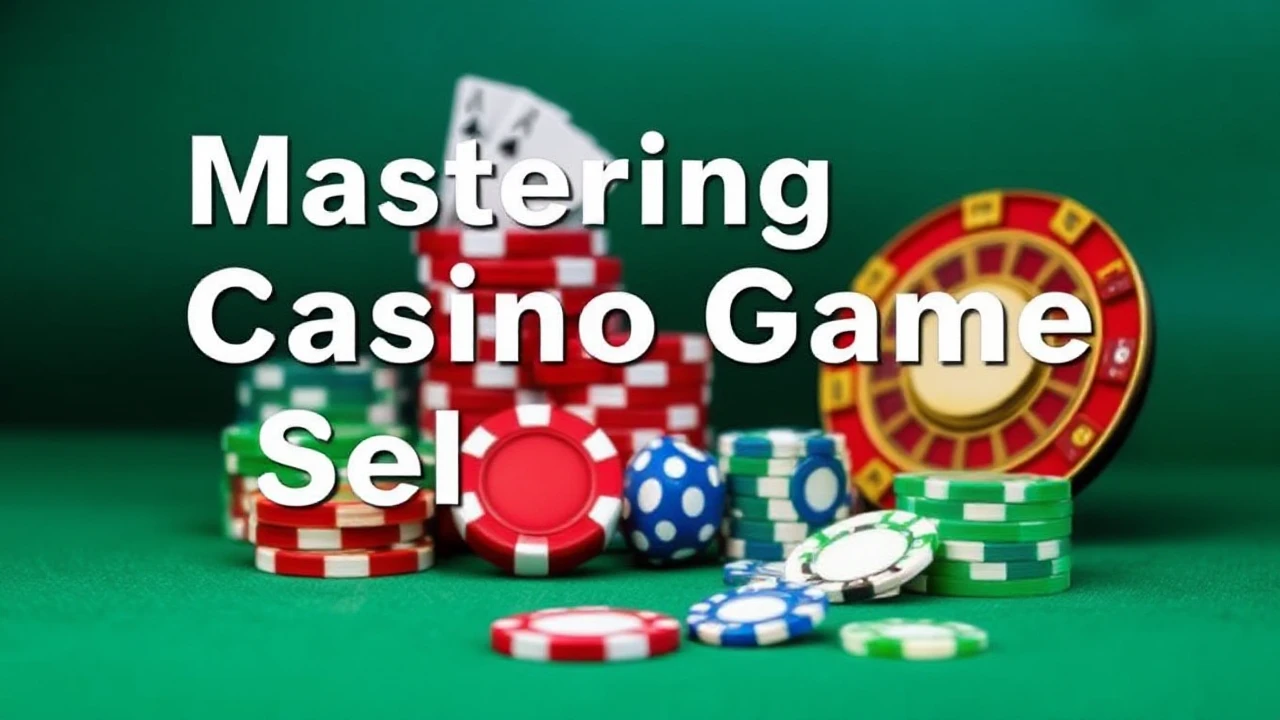 Mastering Casino Game Selection: A Guide for Players of All Levels