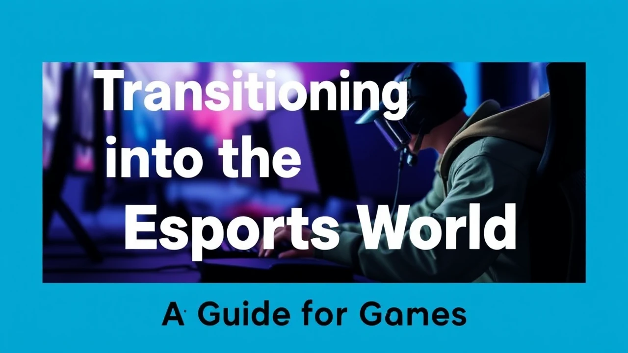 Transitioning into the Esports World: A Guide for Gamers