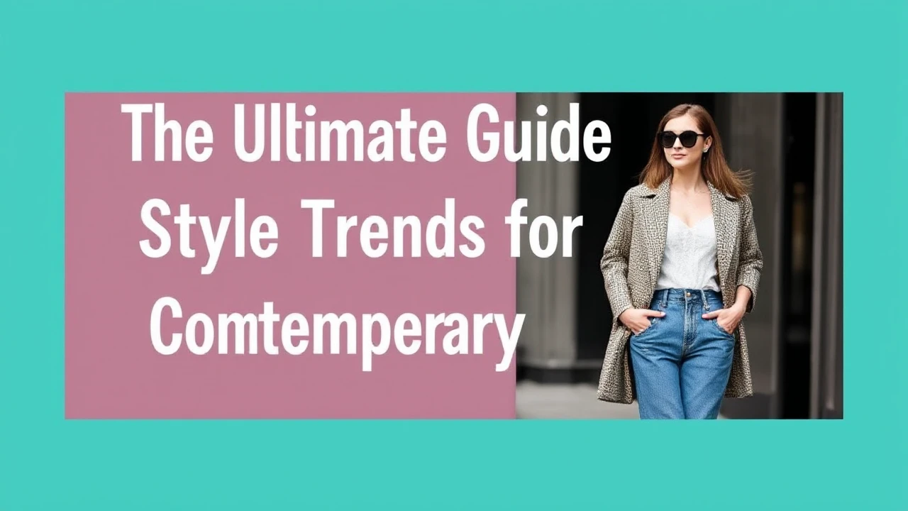 The Ultimate Guide to Style Trends for Contemporary Females