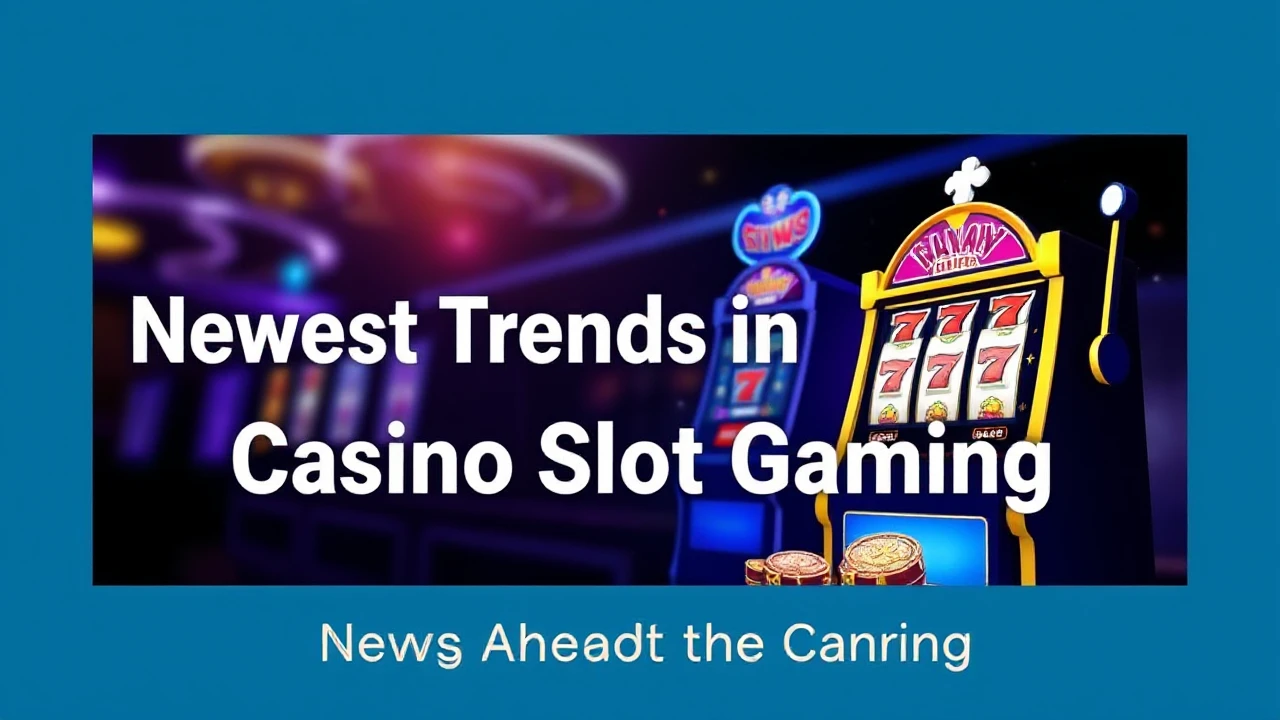Being Ahead of the Curve: Newest Trends in Casino Slot Gaming