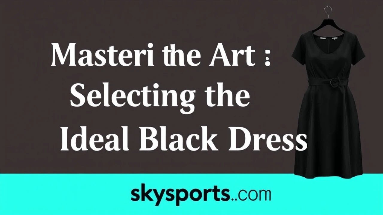 Mastering the Art of Selecting the Ideal Little Black Dress