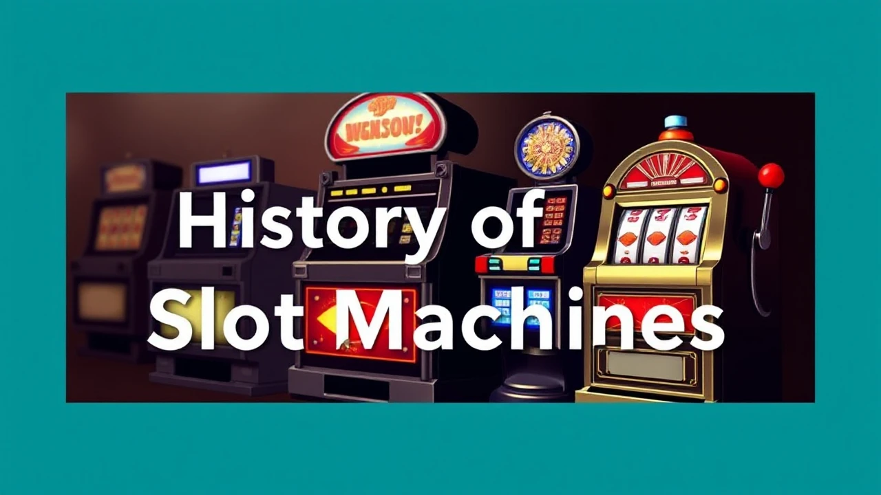 The History of Slot Machines: From Old School to Contemporary