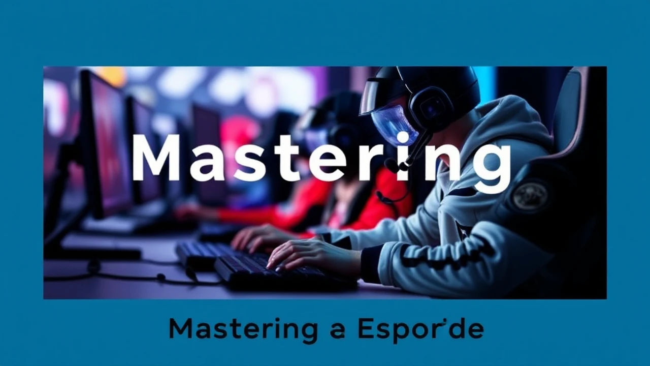 Mastering Esports: An Amateur's Guide to Competitive Gaming