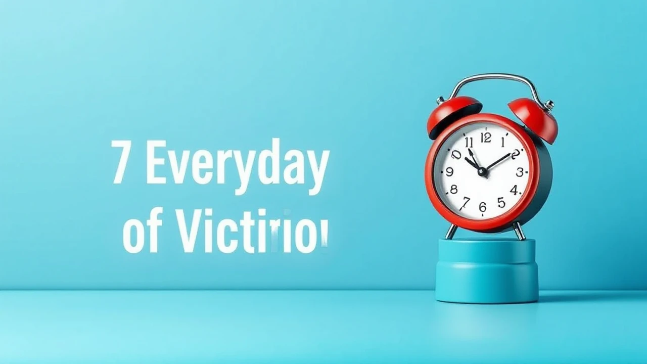 Boosting Productivity: 7 Everyday Habits of Victorious Folks