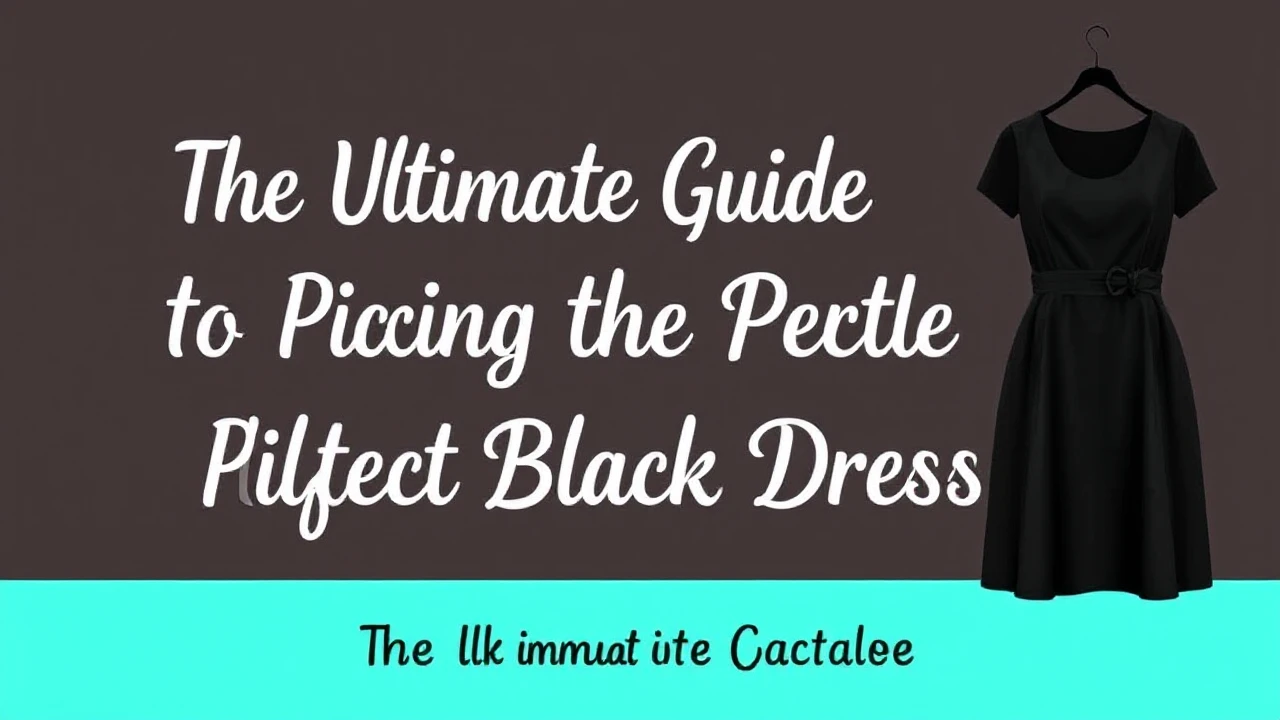 The Ultimate Guide of Picking the Perfect Little Black Dress