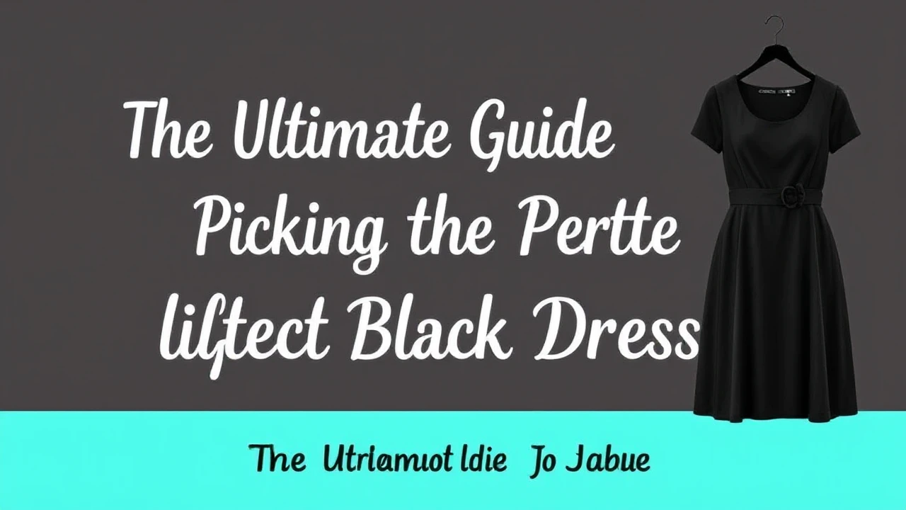 The Ultimate Guide of Picking the Perfect Little Black Dress