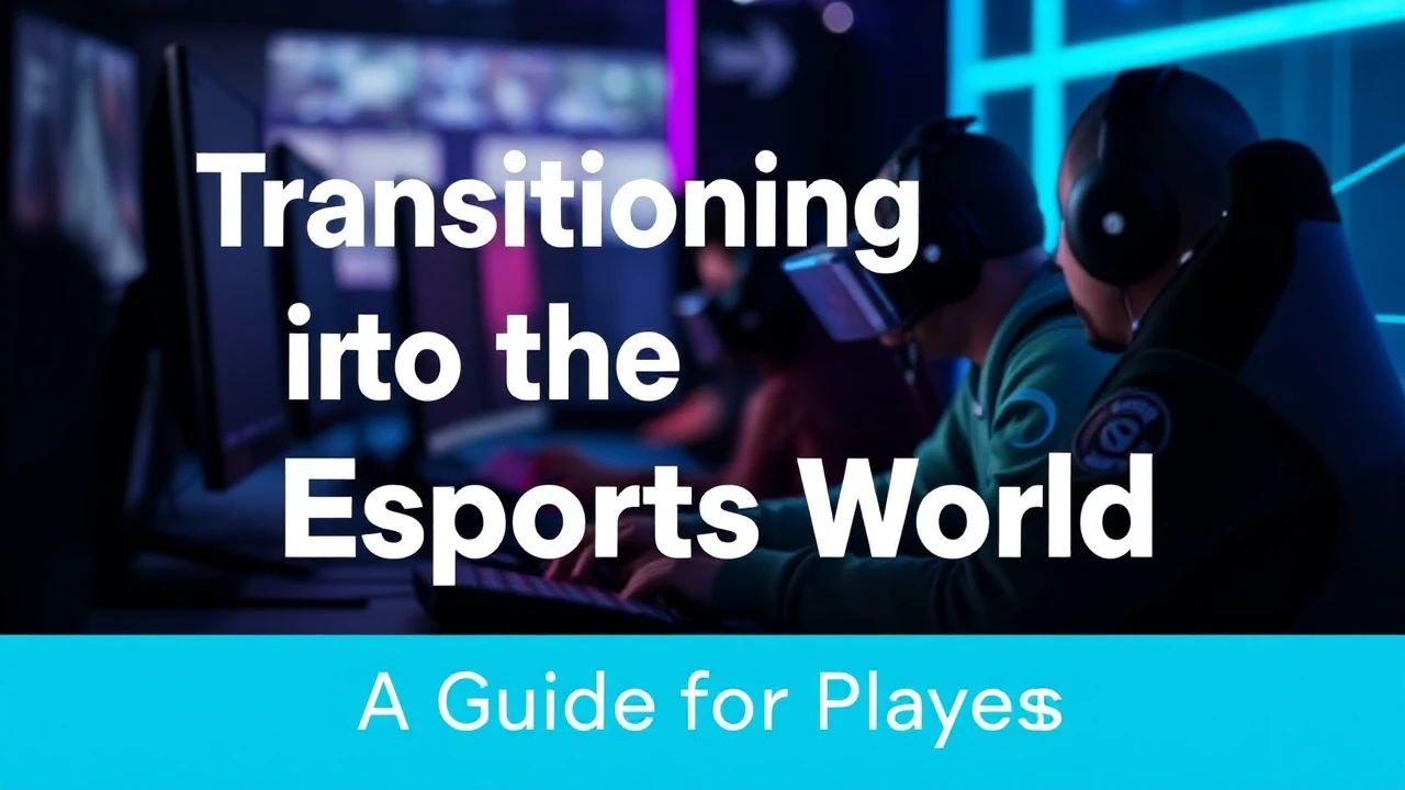 Transitioning into the Esports World: A Guide for Players