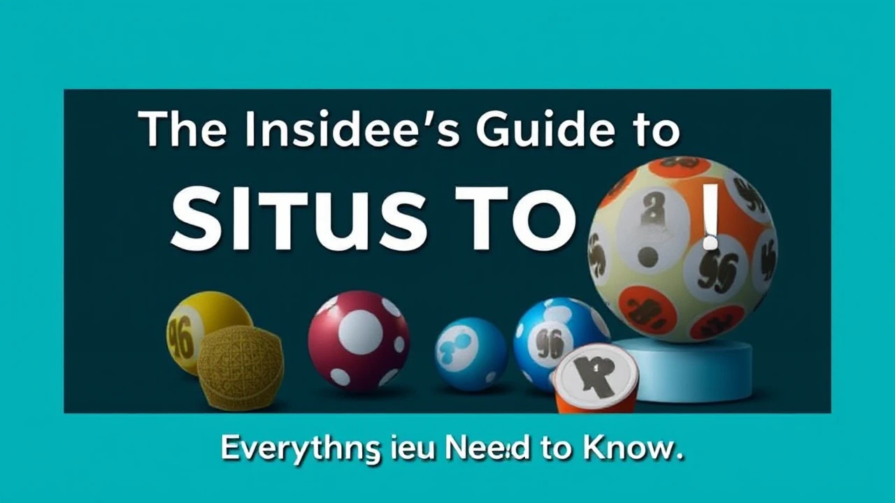 The Insider's Guide to Situs Togel: Everything You Need to Know
