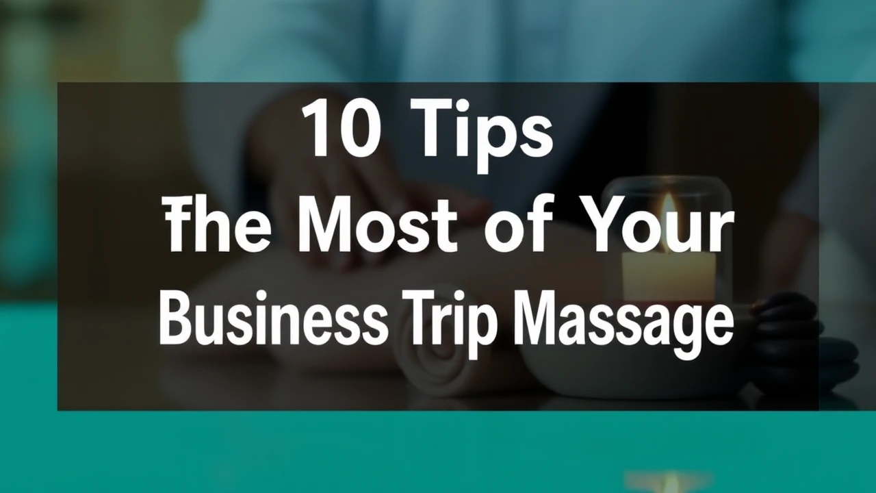 Top 10 Tips for Getting the Most Out of Your Business Trip Massage