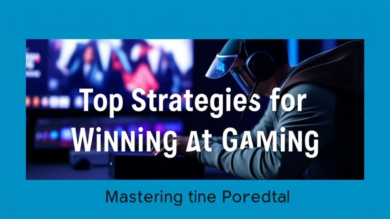 Unleash Your Potential: Top Strategies for Winning at Gaming
