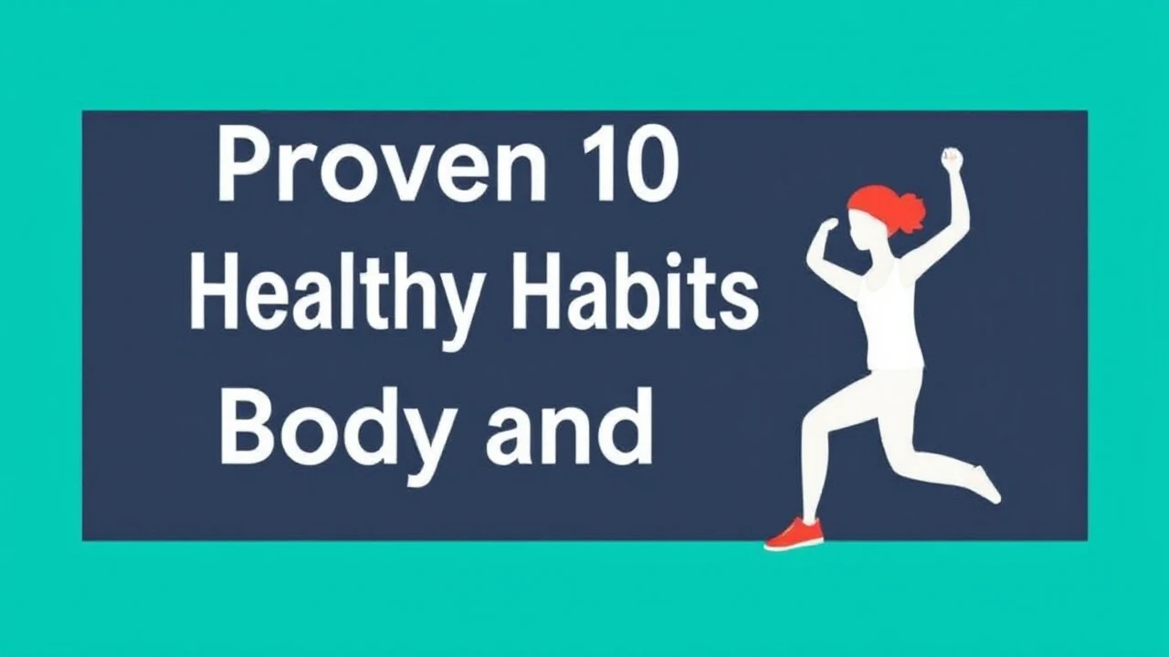 Proven 10 Healthy Habits for a Vigorous Body and Mind