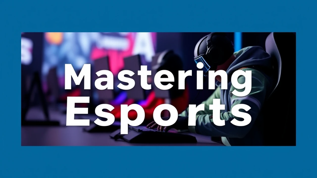 Mastering Esports: A Beginner's Guide to Conquering the Game
