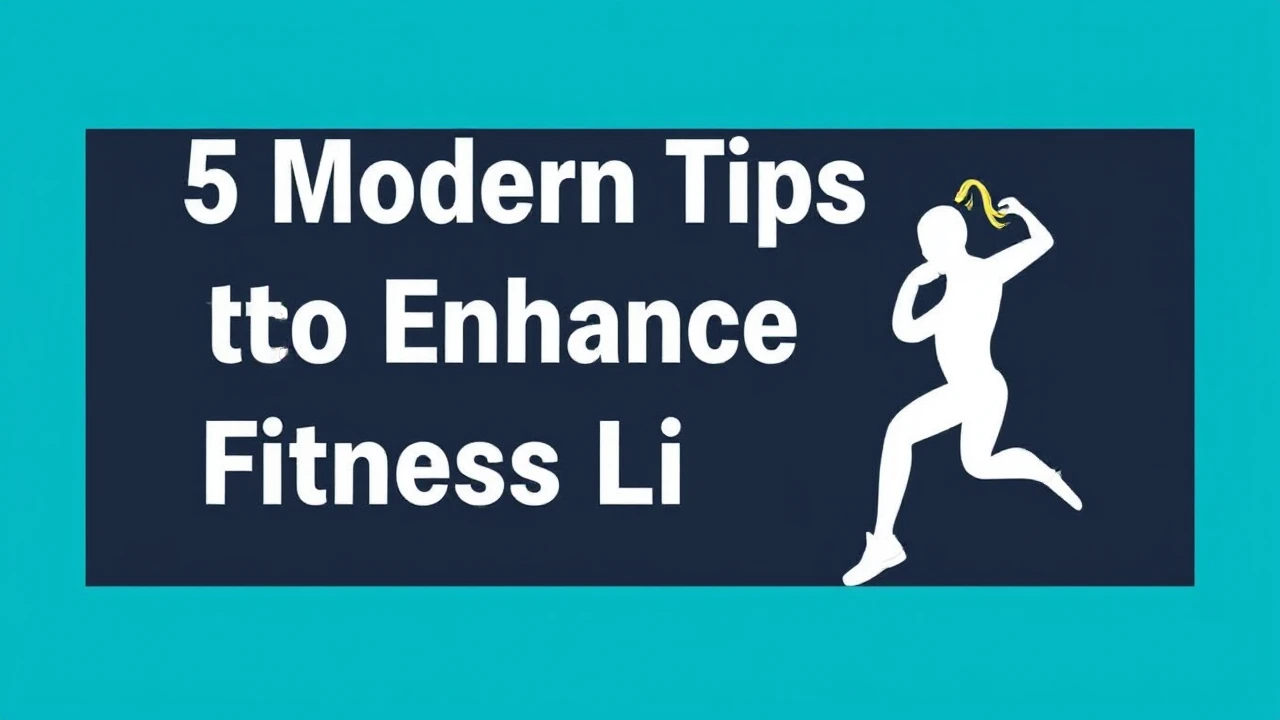 5 Modern Tips to Enhance Your Fitness Lifestyle