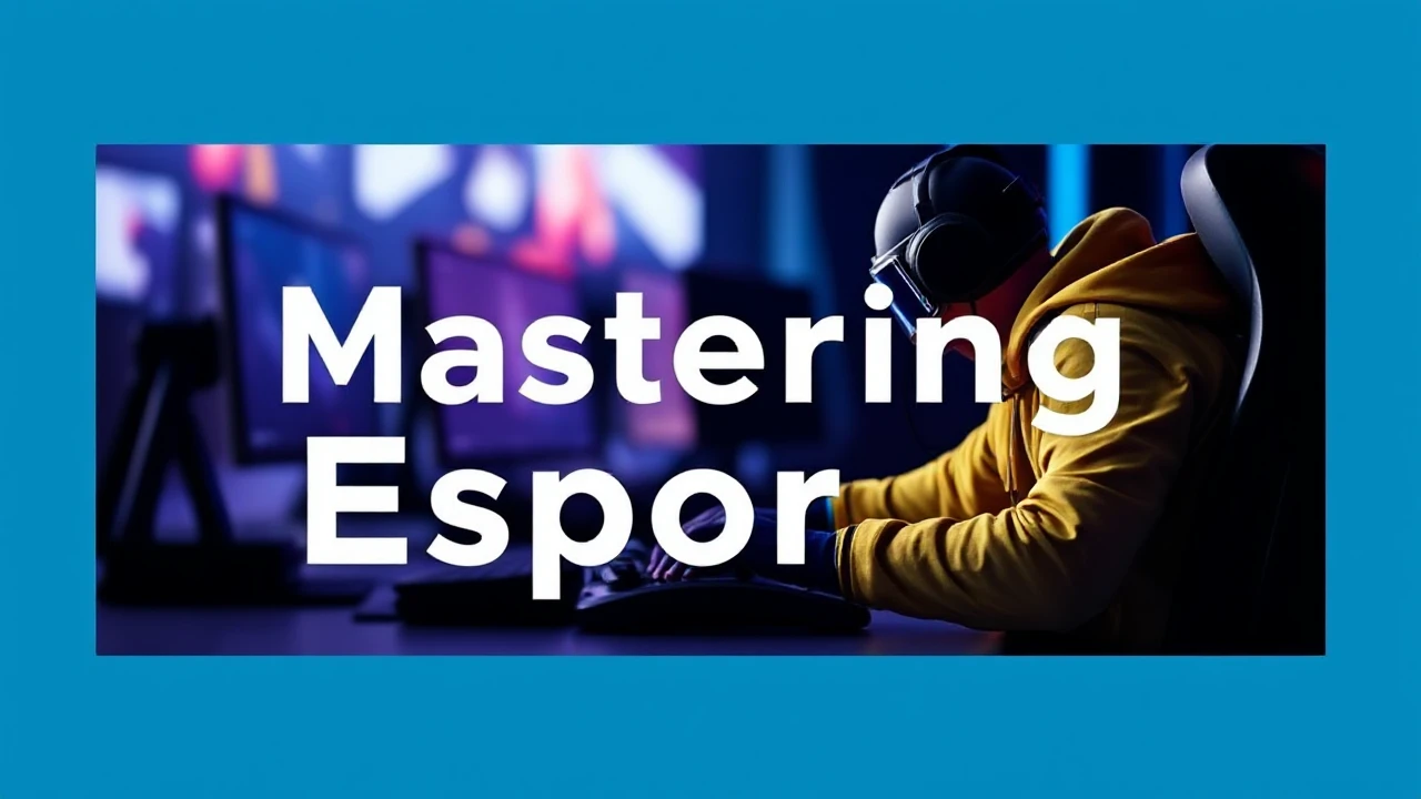 Mastering Esports: An Amateur's Guide to Ruling the Game