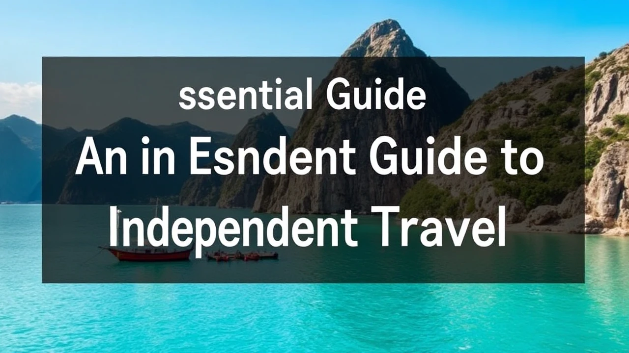 An Essential Guide to Independent Travel: Top Tips for Venturing into the World Solo