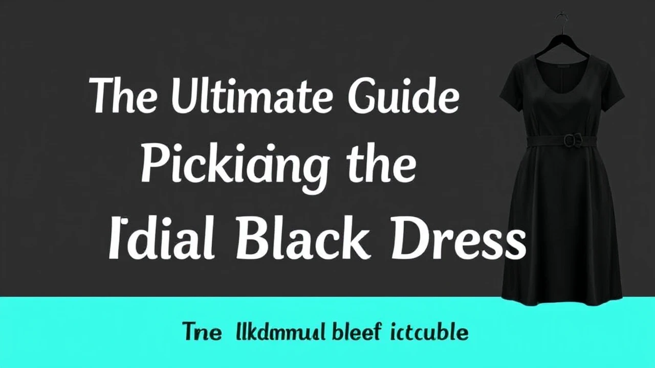 The Ultimate Guide of Picking the Ideal Little Black Dress