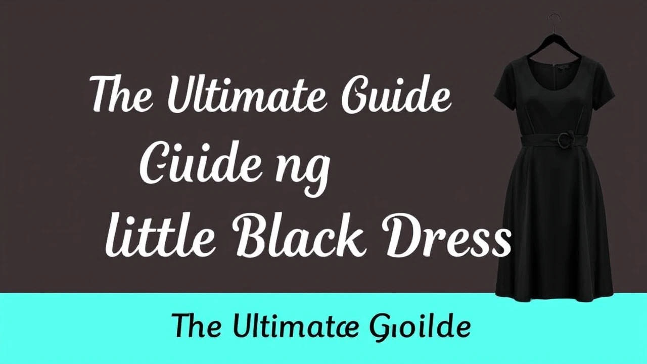 The Ultimate Guide of Picking the Ultimate Little Black Dress