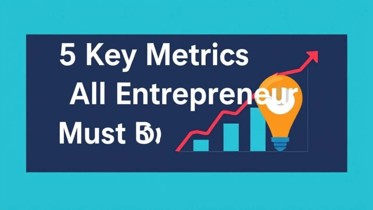 5 Key Metrics All Entrepreneur Must Keep an Eye On