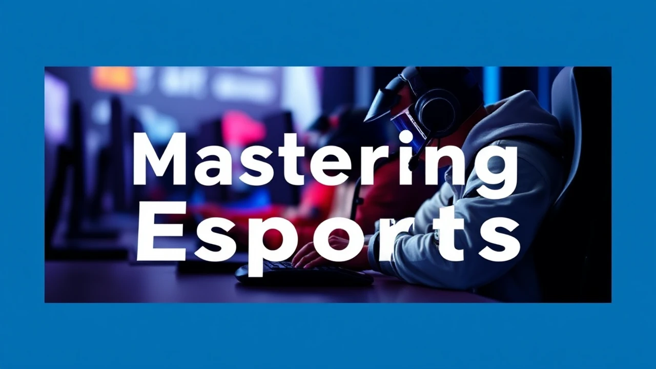 Mastering Esports: A Beginner's Guide to Conquering the Game
