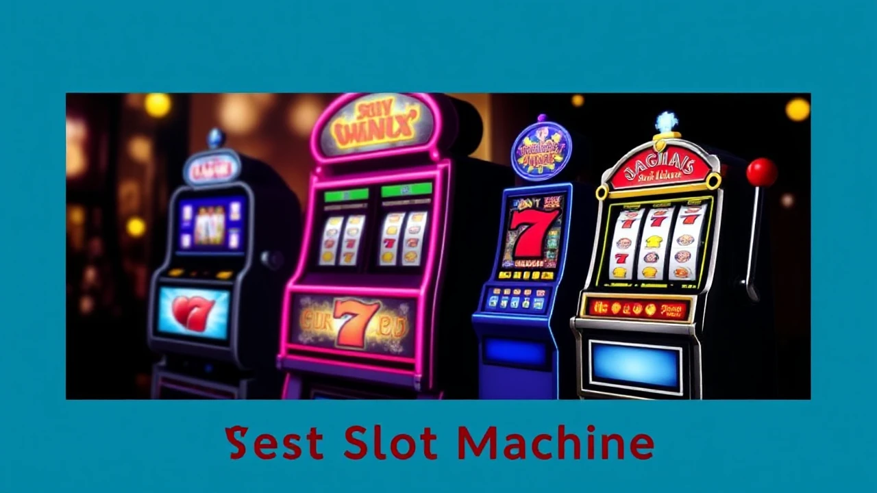 Your Go-To Manual of Picking the Best Slot Machine