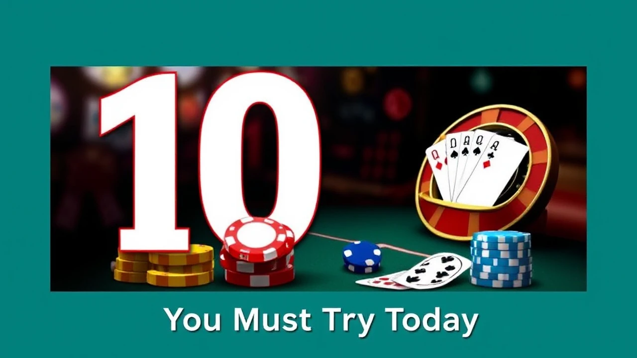 Top-Rated 10 Online Casino Gambling Games You Must Try Today