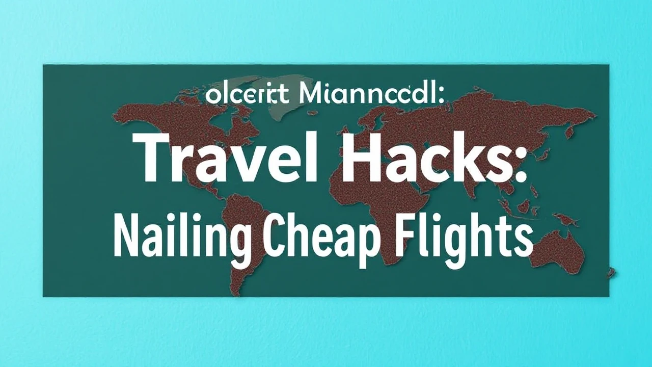 Complete Manual on Travel Hacks: Nailing Cheap Flights
