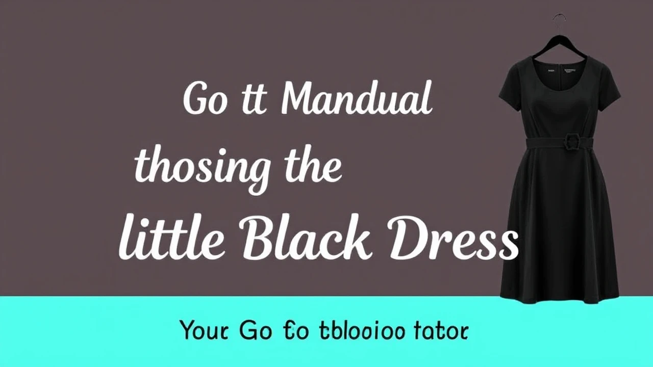 Your Go-To Manual of Choosing the Ultimate Little Black Dress