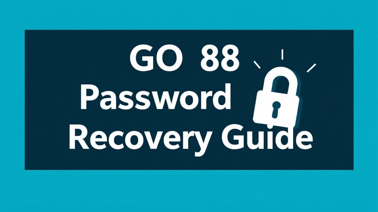 GO88 Password Recovery Guide for Locked Accounts