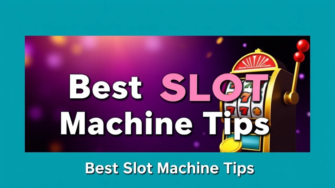 Increase Your Chances: Best Slot Machine Tips