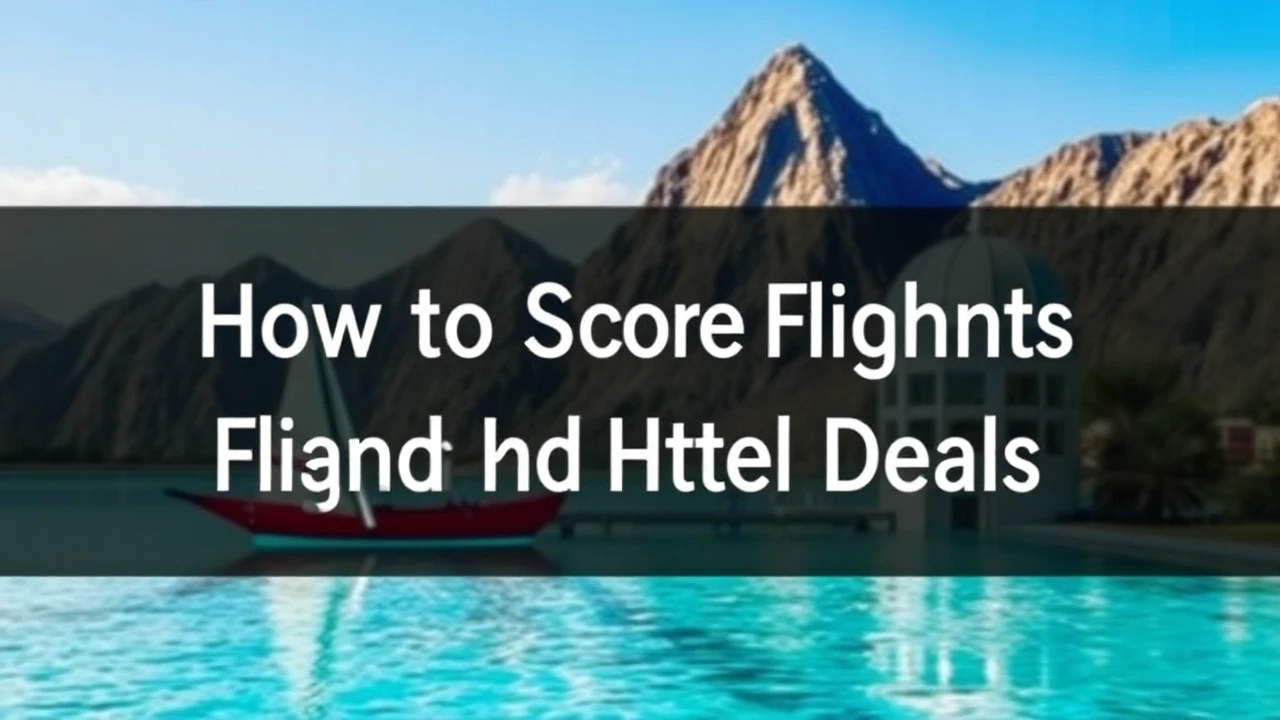 Travel Secrets: How to Score Cheap Flights and Hotel Deals