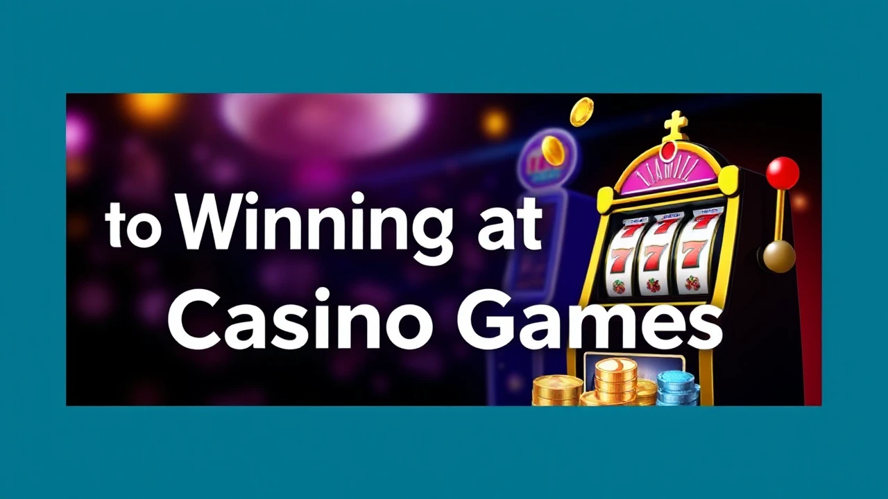 Mastering to Winning at Casino Games