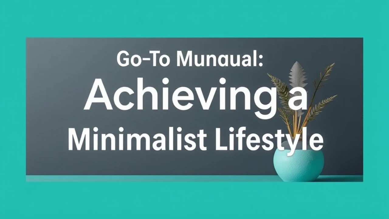 Your Go-To Manual of Achieving a Minimalist Lifestyle