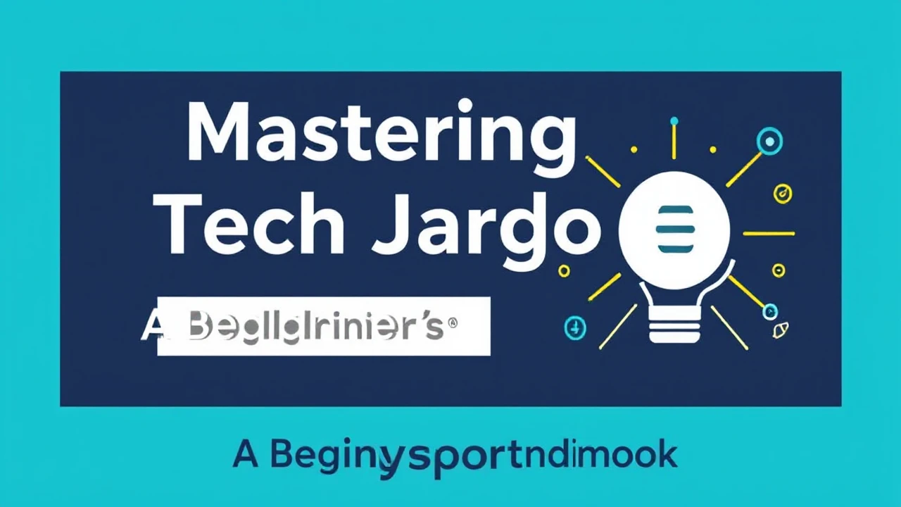 Mastering Tech Jargon: A Beginner's Handbook