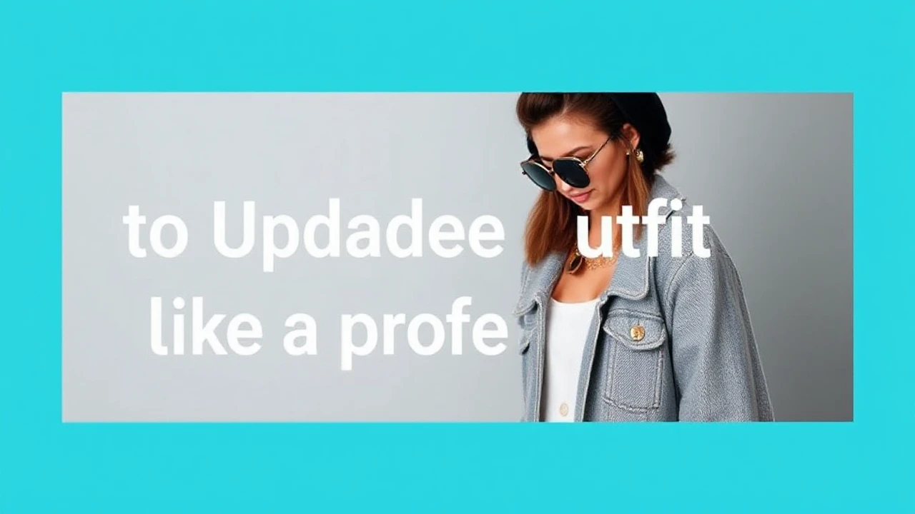 5 Fashionable Techniques to Upgrade Your Outfit Like a Professional