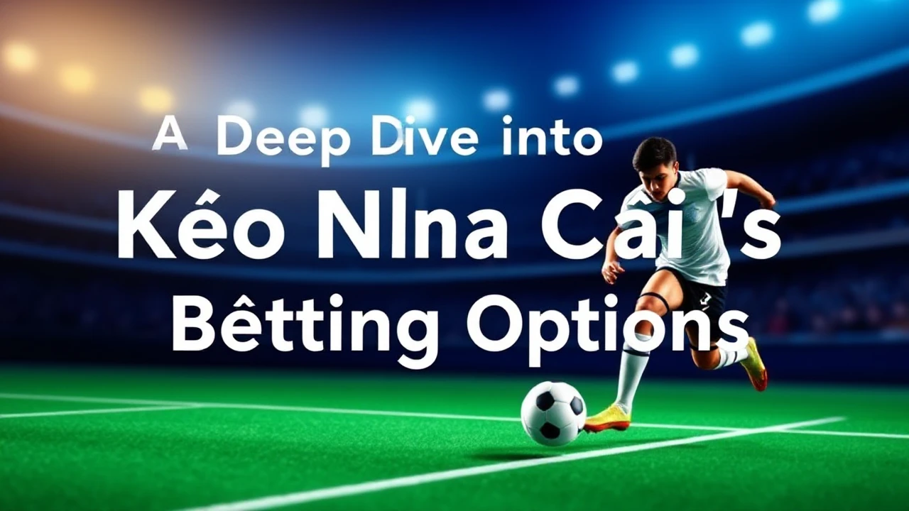 A Deep Dive into Kèo Nhà Cái's Betting Options