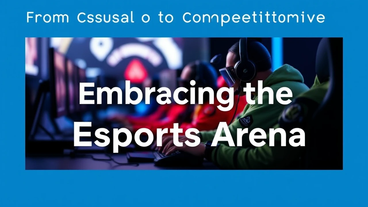 From Casual to Competitive: Embracing the Esports Arena: A Guide for Players