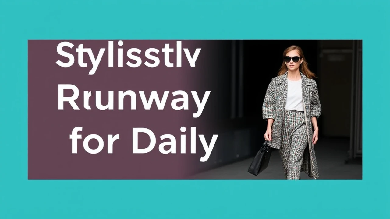 Stylishly Practical: Adapting Runway Looks for Daily Life