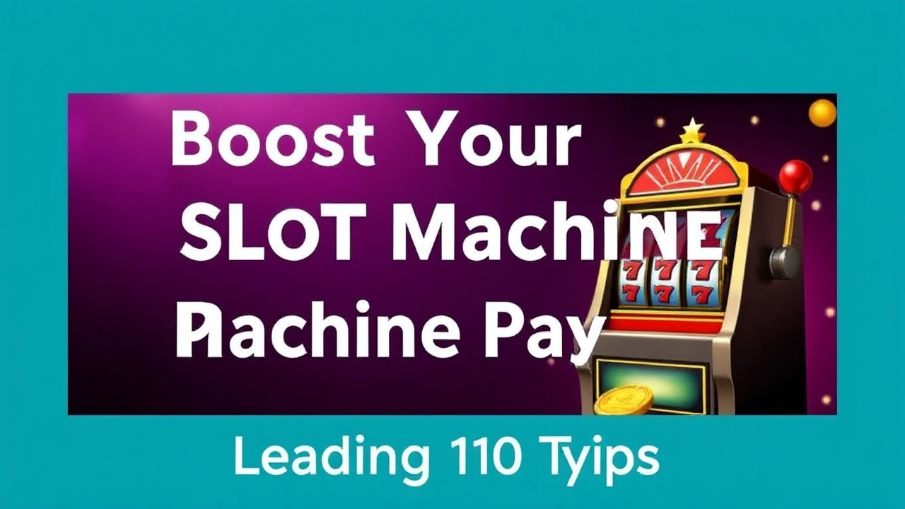 Boost Your Slot Machine Payouts: Leading 10 Tips