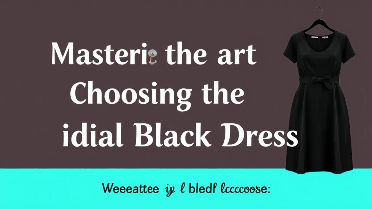 Mastering the Art of Choosing the Ideal Little Black Dress