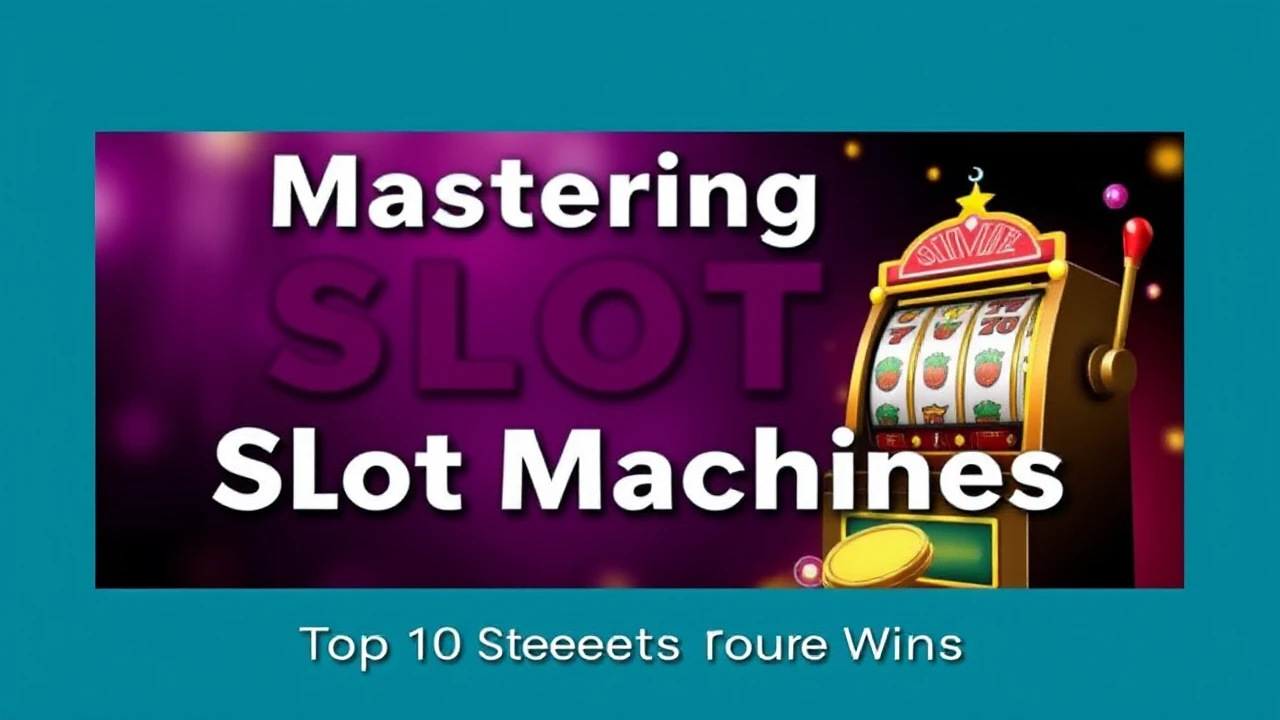 Mastering Slot Machines: Top 10 Strategies to Increase Your Wins