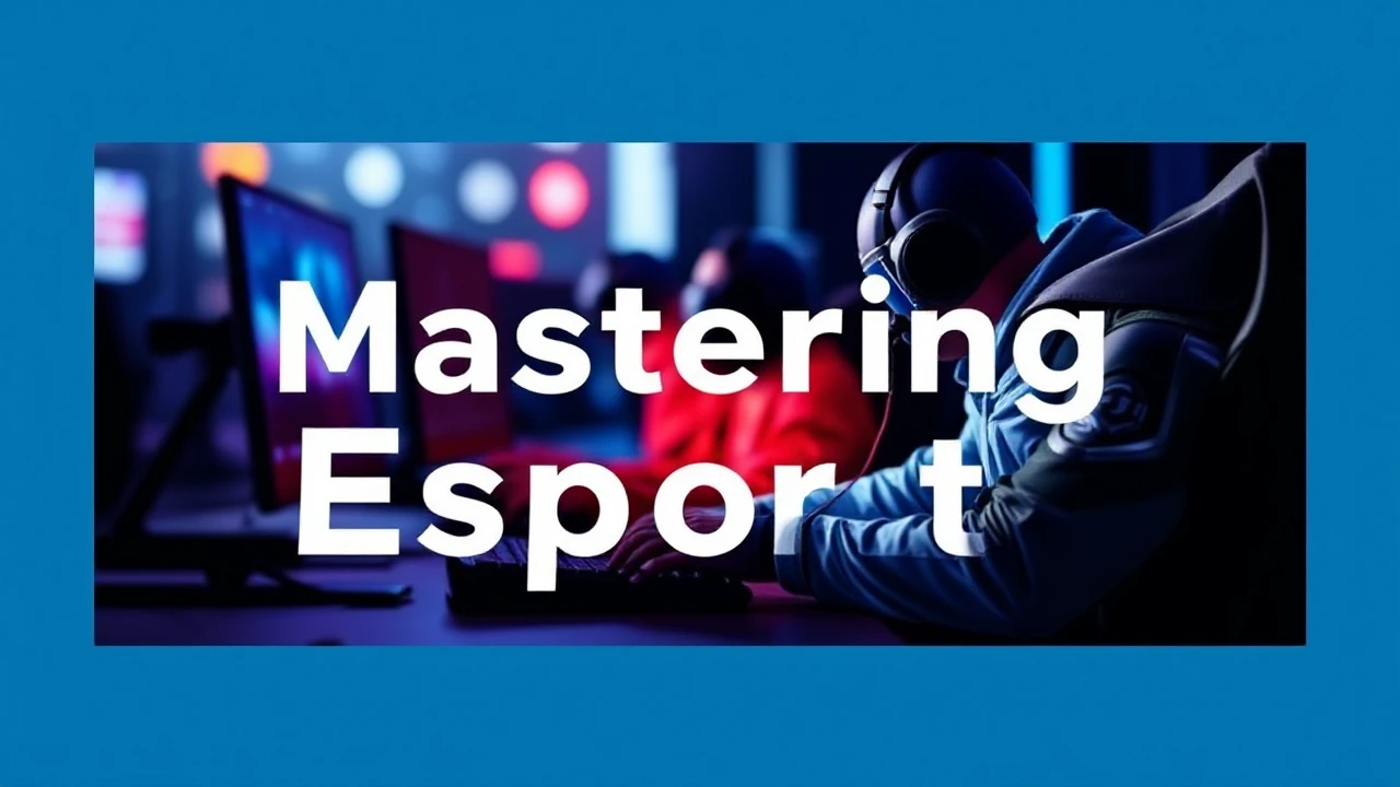 Mastering Esports: Novice's Guide to Professional Gaming