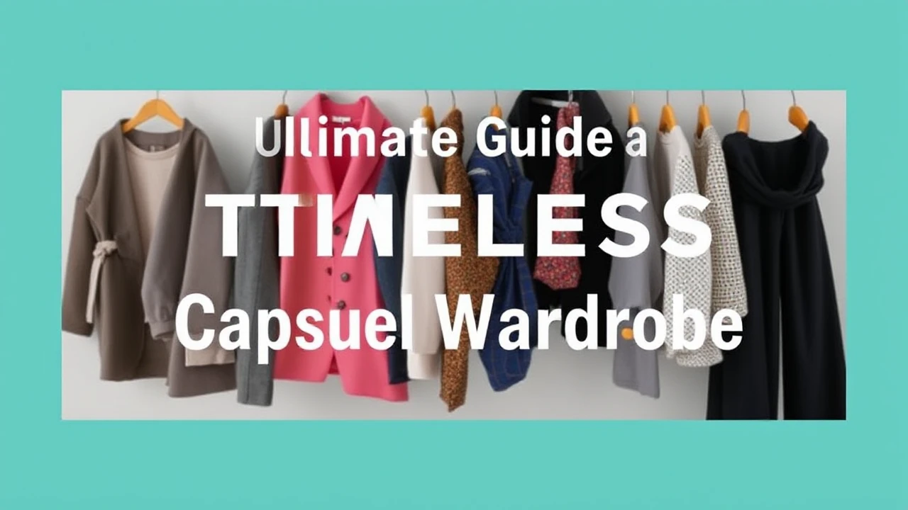 The Ultimate Guide to Creating a Timeless Capsule Wardrobe