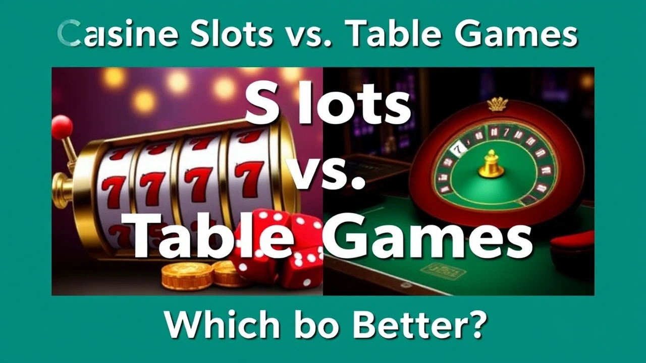 Casino Slots vs. Table Games: Which is Better?