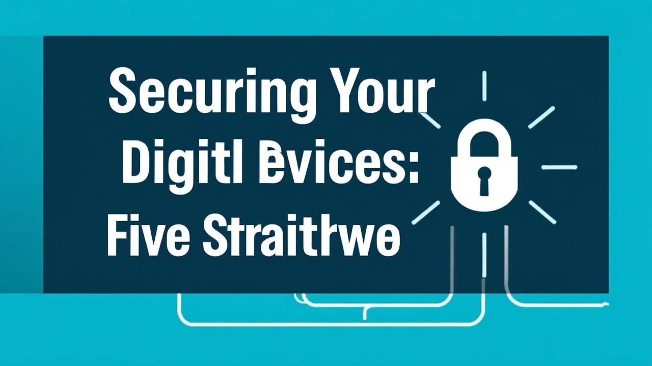 Securing Your Digital Devices: Five Straightforward Tips