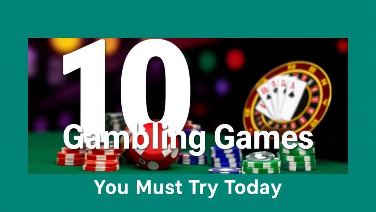 Popular 10 Online Casino Gambling Games You Must Try Today
