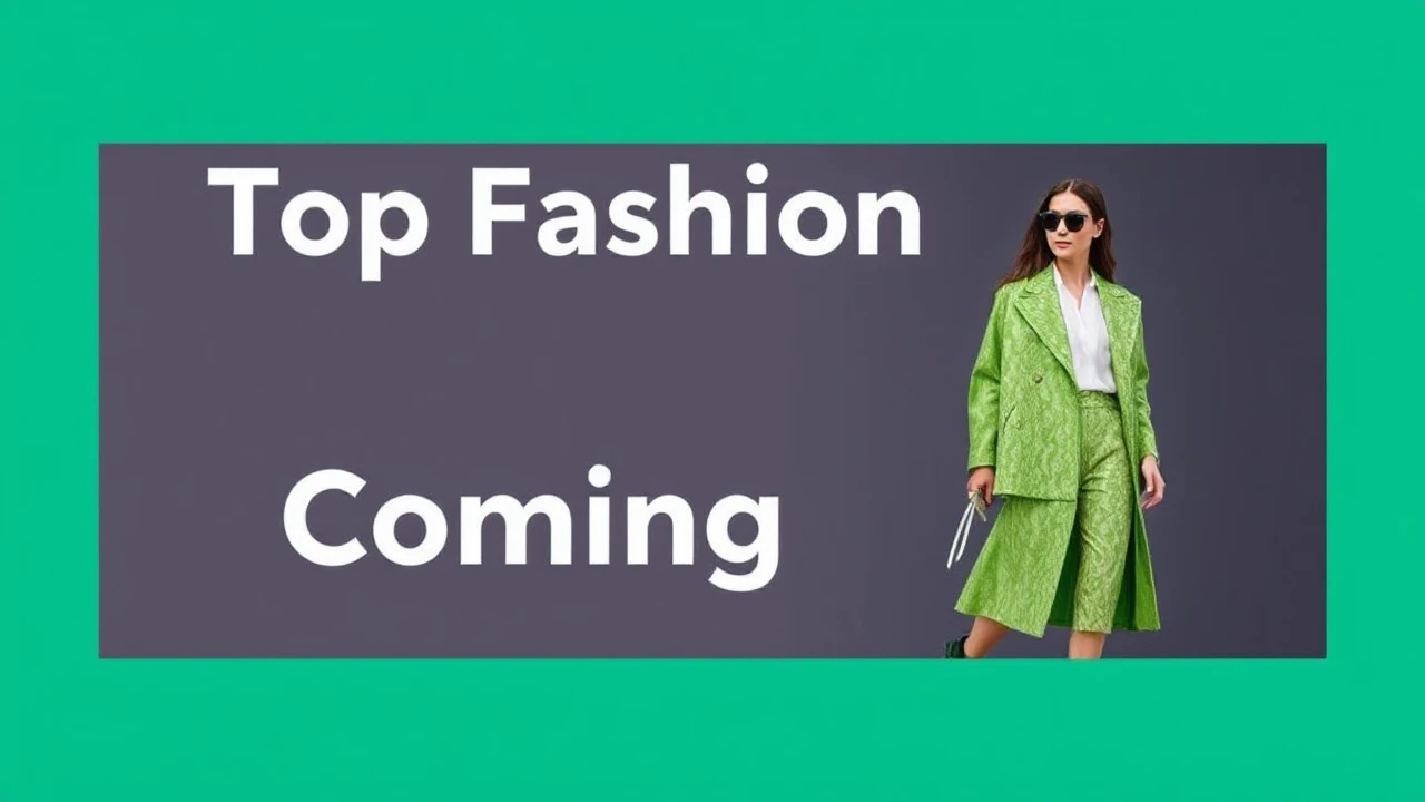 Top Fashion Trends to Look Forward to in the Coming Year