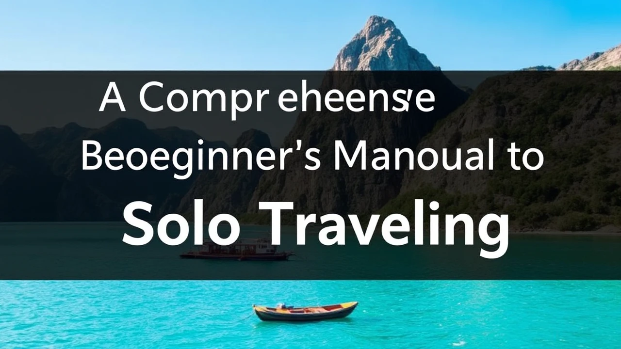 A Comprehensive Beginner's Manual to Solo Traveling