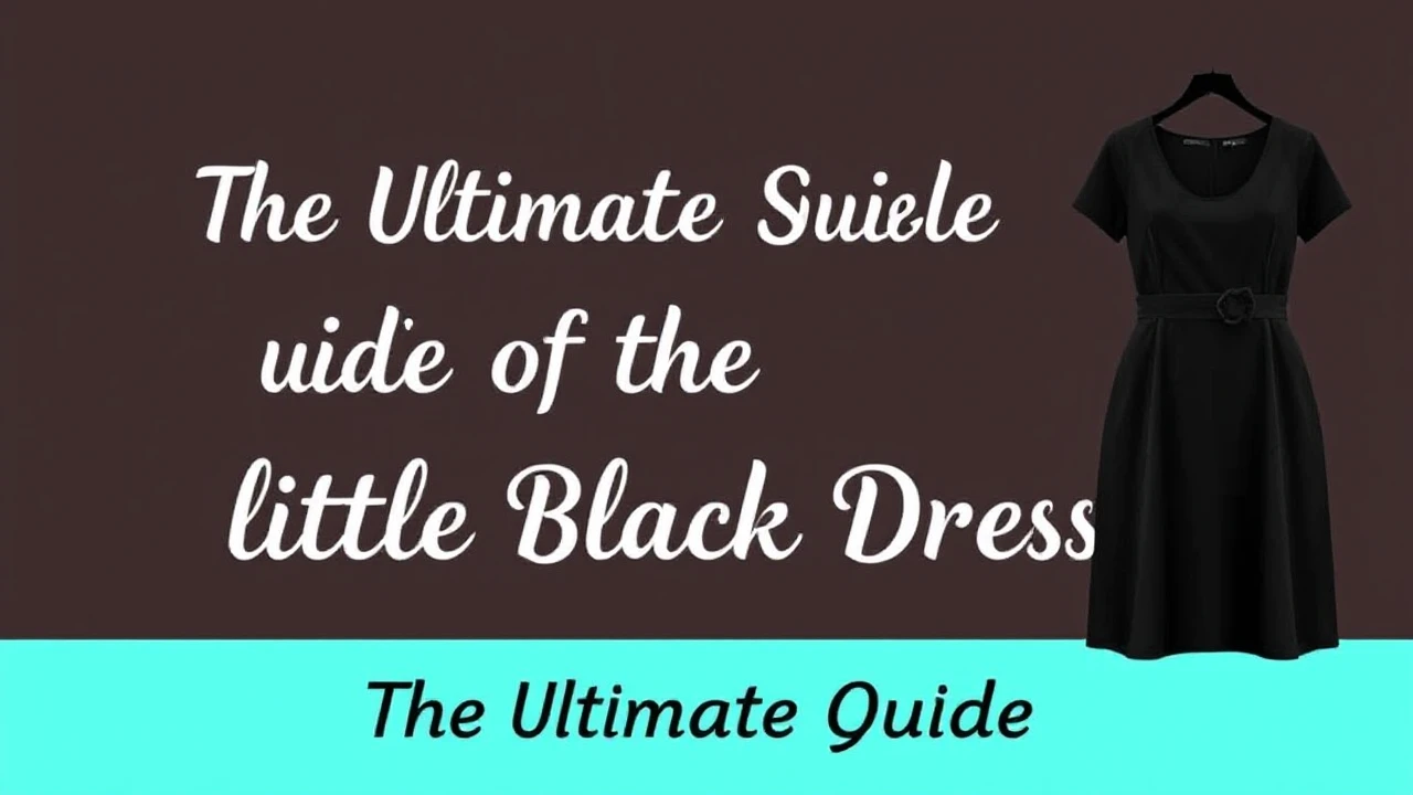 The Ultimate Guide of Picking the Ultimate Little Black Dress