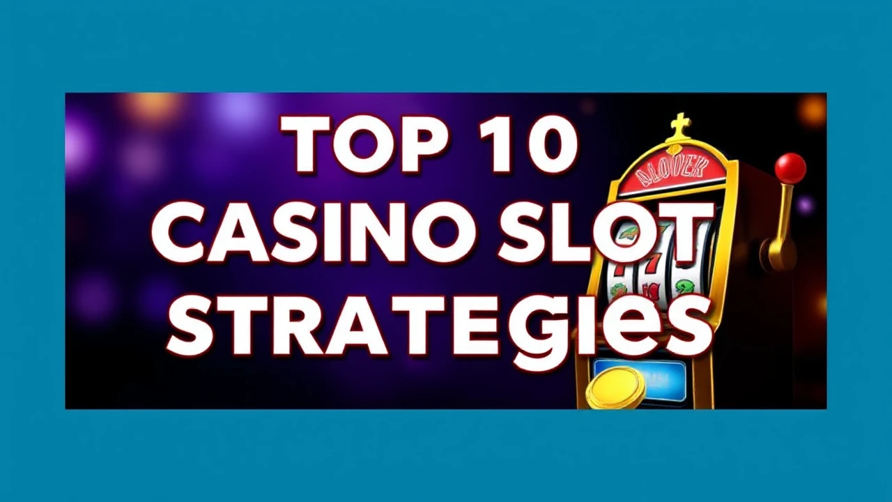 Top 10 Casino Slot Strategies for Achieving Success